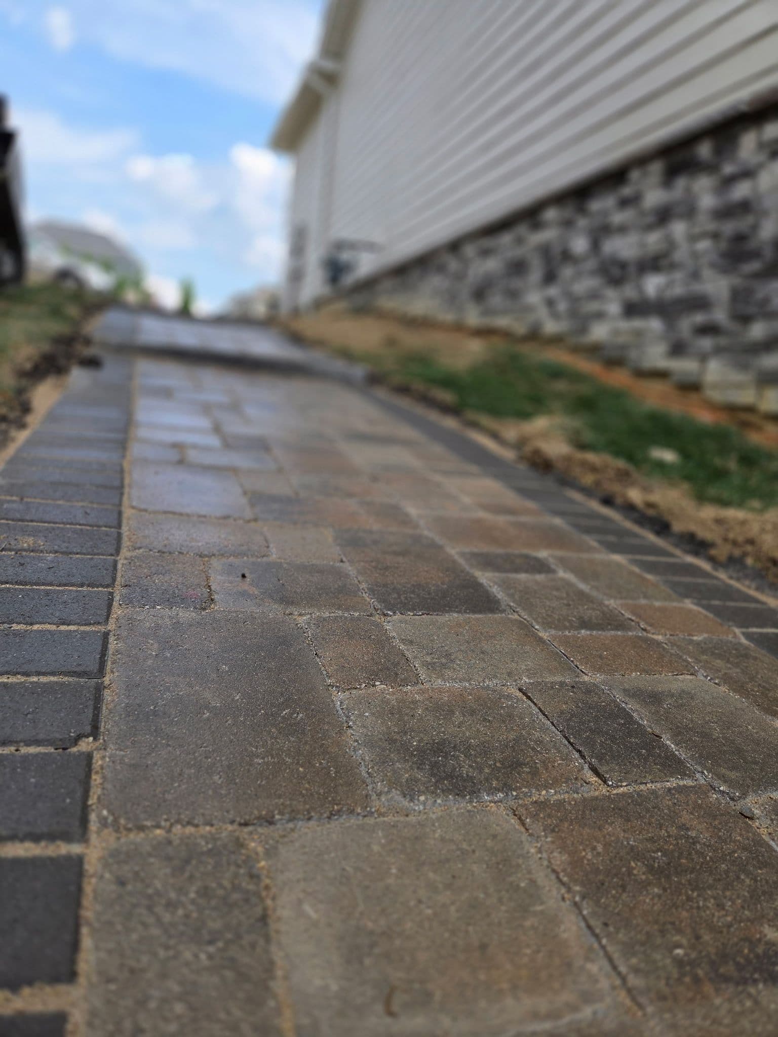 Elegant Paver Walkway for Morgantown Pathway image