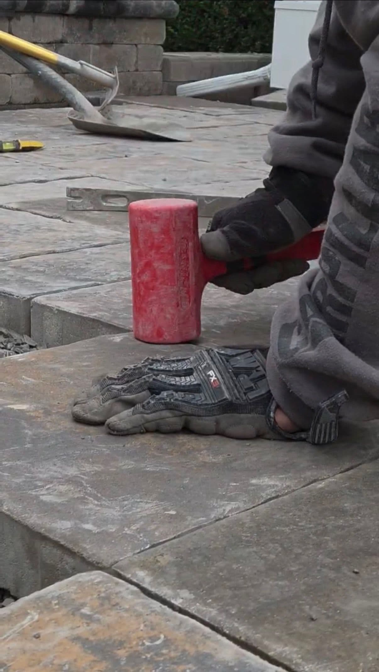 Crafting a Stunning Paver Patio at Bridgeport Home