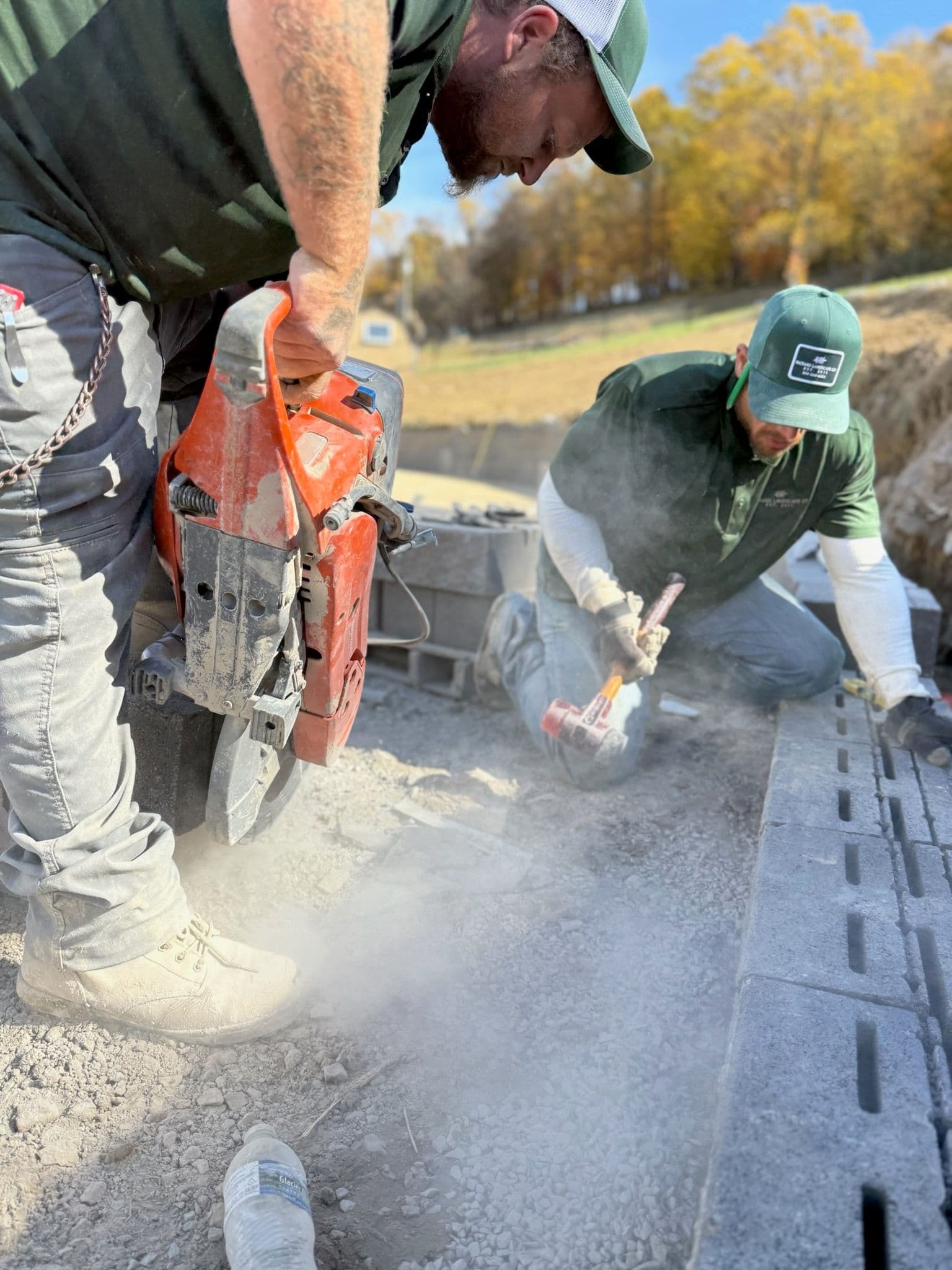 Retaining Wall Creation in Fairmont image